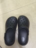 安尚芬户外洞洞鞋女士夏季新款厚底孕妇防滑EVA耐磨踩屎感包头凉拖鞋男 黑色 【透明小可爱】 38-39 （内长245MM） 实拍图
