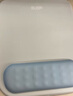 必优美 记忆棉鼠标垫护腕女手腕垫可爱创意简约硅胶笔记本电脑鼠标腕托鼠垫护手护腕垫男  灰白+蓝 实拍图