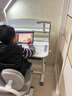 下一章儿童学习桌小学生家用写字书桌小孩写作业专用桌子可升降桌椅套装 奢华灰【书架款+海绵椅+阅读板+护眼灯+矫姿器】 实拍图