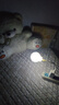 众度小夜灯照明床边睡觉USB语音氛围灯床头灯卧室led网红学生宿舍小台灯创意迷你生日礼物 蓝色星球灯【usb智能声控灯】 实拍图