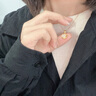 中国黄金（CHINA GOLD）爱心黄金项链女金镶玉和田玉金吊坠七夕情人节礼物送女友生日老婆 足金玉见你吊坠【赠黄银链】京速达 实拍图