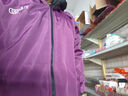 龙伟联合防尘防水工作服连帽罩衣中长款冬季加绒加厚防水护衣做饭罩衣长袖 实拍图