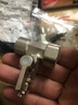 珍净缘净水器进水三通带开关三通阀4分转2分3分转换接头阀门开关配件 合金进水三通2分一体 实拍图