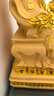 聚善缘招财进宝财神爷摆件财神家用文财神供奉神像客厅店铺乔迁开业礼品 小号财神：长18宽16高31厘米 实拍图