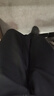 特步运动裤男夏秋新款健身跑步裤直筒吸湿速干裤子透气通勤休闲裤 0142束脚-秋冬加绒-正黑色 M 实拍图