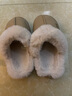 朴西居家情侣短绒棉拖鞋女秋冬家居室内防滑拖鞋厚底保暖加绒棉拖 卡其色 38-39 实拍图