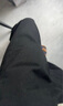 顶峰保罗（Dingfengbaoluo）裤子男士冬季加绒日系大码百搭宽松工装束脚休闲长裤WH5610黑XL 实拍图