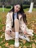 CAMILA KSENIA爆款德训鞋女士2026年新款运动鞋子百搭小白鞋透气阿甘鞋休闲板鞋 蓝色 37 实拍图