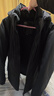 龙牙【补货速抢】二代隐炽夹克鹅绒羽绒服2024冬季高端保暖防风防寒 极夜黑 M 175/96A（135-150斤） 实拍图