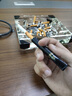 艾斯贝尔高档实木烟嘴过滤器循环型可清洗粗中细烟三用香烟过滤嘴男士专用 暗酷黑牦牛角·粗中细烟三用 1支 实拍图