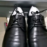 蜘蛛王男鞋皮鞋男士商务休闲鞋英伦时尚百搭低帮系带正装鞋 黑色 38  实拍图