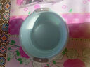 汉世刘家 洗脸盆家用洗衣盆双耳加厚壁挂大盆洗菜学生宿舍塑料盆洗脚盆子 防滑大号37CM提手盆天蓝 实拍图