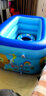 当康  PVC婴儿浴盆洗澡盆 宝宝儿童套餐充气婴儿游泳池 三层130cm豪华套餐 实拍图