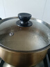 蒂洛克304不锈钢汤锅蒸锅家用电磁炉燃气加厚双耳小煮锅炖锅复底小火锅 304不锈钢  复底蒸锅款 22cm 304不锈钢 实拍图