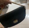 MICHAEL KORS【七夕礼物】轻奢MK女包LITA单肩斜挎包马鞍包中号黑色 实拍图