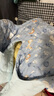 豆苗儿宝宝棉衣服纯棉花手工棉袄婴儿棉衣背带棉裤套装男女儿童小孩新生儿加厚保暖内胆秋冬季一周岁 蓝色狮子 80码推荐年龄6-12个月 实拍图