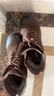百丽（Belle）羊皮户外时尚马丁靴女商场同款舒适短靴3NW40DD5预售 棕色-薄绒 37 (235mm) 实拍图