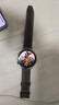 中沃适配华为手表表带watch4pro/gt5/gt4/watch3/gt3pro/buds原款真皮运动氟橡胶钛金属表带 深茶色【原款时尚款真皮表带】46/48MM表盘 适用46/48mm表盘 实拍图
