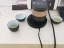 TOUCH MISS旅行茶具套装便携式包一壶二四杯快客杯户外车载喝茶随身泡茶壶 猫耳一壶三杯咖啡色 实拍图