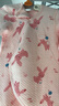 童泰婴儿连体衣秋冬宝宝衣服家居内衣偏开长袖夹棉哈衣爬服 粉色 80cm 实拍图