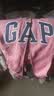 GAP男女装秋季款字母logo拉链连帽卫衣宽松外套美版868454 海棠红 XS 美码 S亚洲码175/88A 实拍图