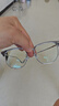 科洛德专业配近视眼镜可配度数男女防蓝光散光变色防雾眉线墨镜半框纯钛 C款纯钛镜框-黑银色 配科洛德1.56-防蓝光镜片[0-300度] 实拍图