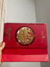 嘉然恒 红色台历2026全年喜庆日历马年简约款月历大格子记事计划本商务办公桌面摆件可定制 福到万家 实拍图