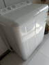 海尔（Haier）洗衣机半自动双缸双桶筒脱水机甩干机大容量家用双动力双杠波轮 【100 628S】10KG操作简易+强力去污 实拍图