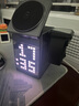EOENKK 三合一无线充电器magsafe磁吸苹果iPhone17ProMax手机apple watch手表耳机多功能Qi2快充底座支架 太空灰|桌面充电站+蓝牙音箱+时钟闹钟+像素动画 实拍图