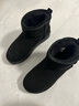 骆驼（CAMEL）雪地靴女冬季新款加绒保暖加厚棉鞋休闲短靴子 L23W275157黑色 37 (235mm) 实拍图