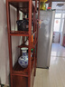 寻古红木家具非洲花梨（学名：刺猬紫檀）博古架实木玄关柜客厅隔断柜中式多宝阁陈列柜置物架书架 单个:长120*宽30*高200cm 实拍图