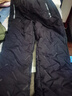 妄潮冬季羊羔绒裤子男加绒加厚防风防水保暖户外直筒羽绒棉裤大码卫裤 【重磅升级版】黑色平脚 加绒 L 建议体重100-110斤 实拍图