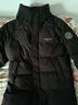 鸭鸭（YAYA）爸爸羽绒服男冬中年男士加肥大码中老年男款冬季中长款保暖外套D 黑色-YE4B719178A 2XL 实拍图