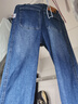真维斯（Jeanswest）牛仔裤男春夏季新款直筒宽松休闲长裤男弹力高端百搭阔腿裤子男 蓝色 30 (2尺3) 实拍图