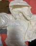 巴拉巴拉巴拉巴拉童装女童羽绒服小童冬儿童宝宝亮面外套加厚上衣时尚洋气 白色调00311 130cm（充绒量100g） 实拍图