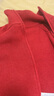 她享针织衫女新年穿搭双拉链针织开衫上衣红色毛衣针织外套T13KZ3240 实拍图