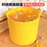 儿童洗澡桶可坐大号泡澡桶宝宝沐浴桶小孩洗澡盆加厚婴儿保温浴盆 中号柠檬黄+温度计+坐凳0~5岁 实拍图