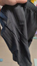 李宁（LI-NING） 泳裤男士速干暗纹印花竞速及膝游泳裤泡温泉男泳衣训练游泳装备 进阶黑高阶黑【导水槽】 XL 【身高175-180体重65-75kg】 实拍图