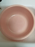 京东物流 加厚塑料洗脸盆家用洗衣服盆小面盆学生洗脚盆洗菜泡脚 粉色 大号1个（29cm） 实拍图