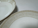九辰 陶瓷餐具景德镇碗盘碟米饭碗面碗盘子菜盘家用组合碗筷西餐盘 8英寸圆形深盘 实拍图