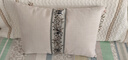 依芝响新中式风亚麻靠垫纯色沙发靠背护腰靠枕红木家俱抱枕套长方形腰枕 米白 40*60枕套+芯 实拍图
