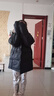 雅鹿【三防免洗】短款羽绒服女冬季2024年新款连帽户外蓄热面包服 实拍图