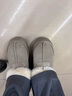 拉夏贝尔女鞋雪地靴女冬季保暖短靴女加绒厚底棉鞋女 米色 36  实拍图