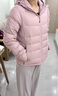 伯希和（Pelliot）[经典2.0]800蓬鹅绒羽绒服女户外保暖夹克男冬季外套124408282粉M 实拍图