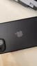 暴走 适用苹果13手机壳 iPhone13保护套 镜头全包防摔防指纹魔方硅胶直边撞色透明磨砂男女款 幻夜黑 实拍图