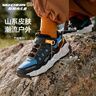 Skechers斯凯奇青少年运动鞋户外鞋冬季新款强抓地防滑儿童鞋406433L 黑色/多彩色/BKMT 30 实拍图