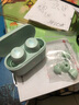 漫步者XS3 真无线蓝牙耳机 入耳式 长续航 通话降噪 游戏低延迟 IPX5防水适用苹果安卓华为小米 XS3 青绿色+清洁笔 实拍图