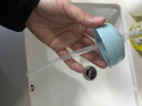 安配适用贝亲奶瓶吸管配件宽口径通用第三代学饮鸭嘴奶嘴替换头重力球 钻石直饮吸管（无挡片无重力球）*4 实拍图