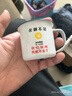 兰圣佳搪瓷杯怀旧经典复古马克杯搪瓷茶缸子老式大号个性定制水杯铁杯子 6厘米白色(无盖) 125ml 实拍图