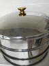 碗贝厨316不锈钢蒸笼商用家用大容量蒸包子双三多层大蒸锅超特大号蒸锅 【抗菌级316钢】五笼一盖 52cm 实拍图